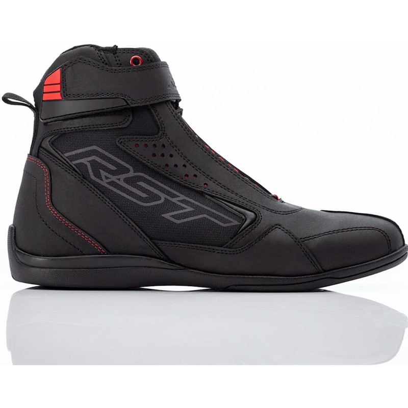RST Frontier Scarpe da moto da donna, nero/rosso, 38