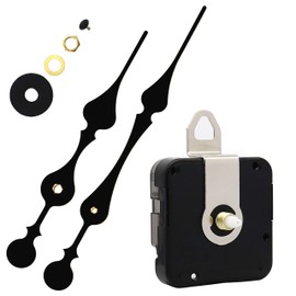 12888 Youngtown 13.5mm Shaft Clock Movement with 2 Spade Hands to Fit Dials up to 40 cm (15.7 Inches) in Diameter.