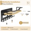 Yorbay Wooden Key Rack with Shelf: Multifunctional Wall Key Rack