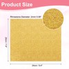 PATIKIL Bling Crystal Rhinestone Sheet, 9.4"x7.9", Gold Yellow
