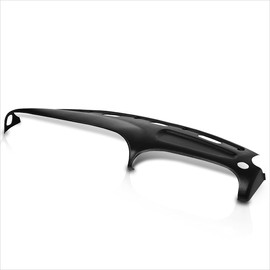 Black Dash Board Cap Bezel Cover Overlay Compatible with 98-02 Dodge Ram Truck 1500 2500 3500