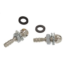 1963-1967 Corvette Windshield Washer Nozzles Replacement With Nuts And Gaskets