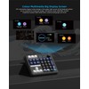 Womier SK30 Mechanical Numpad, Mini Keyboard with Screen & Knob,Black