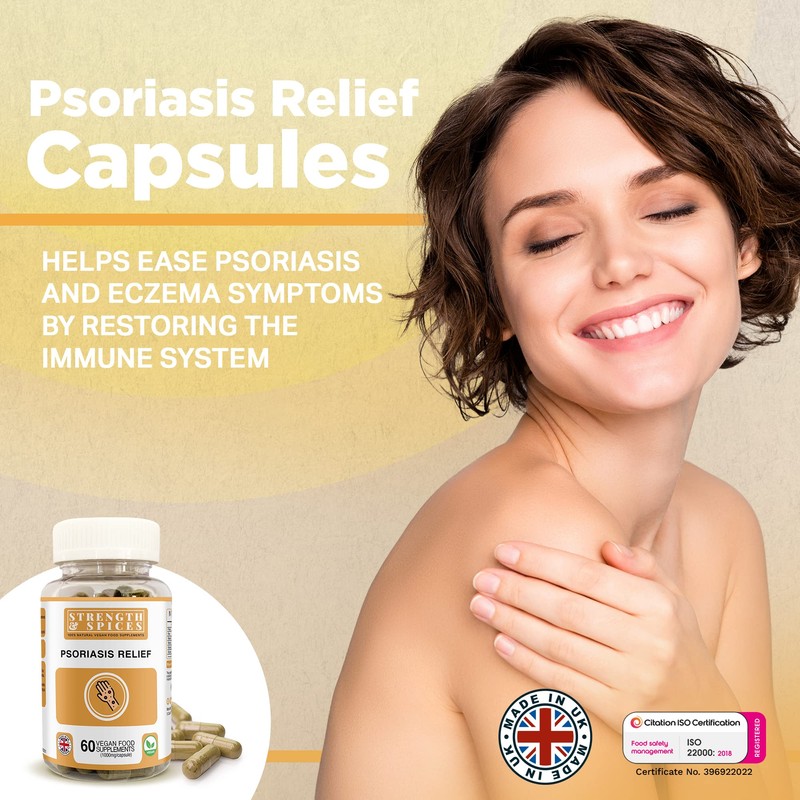 Strength & Spices Psoriasis Relief Skin Care Supplements, Immune System
