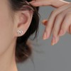SLUYNZ 925 Sterling Silver Small Bow Stud Earrings for Women