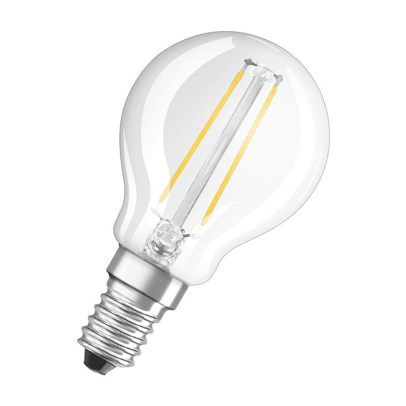 Osram LED Base Classic P Lamp, drop-shaped with E14 socket,