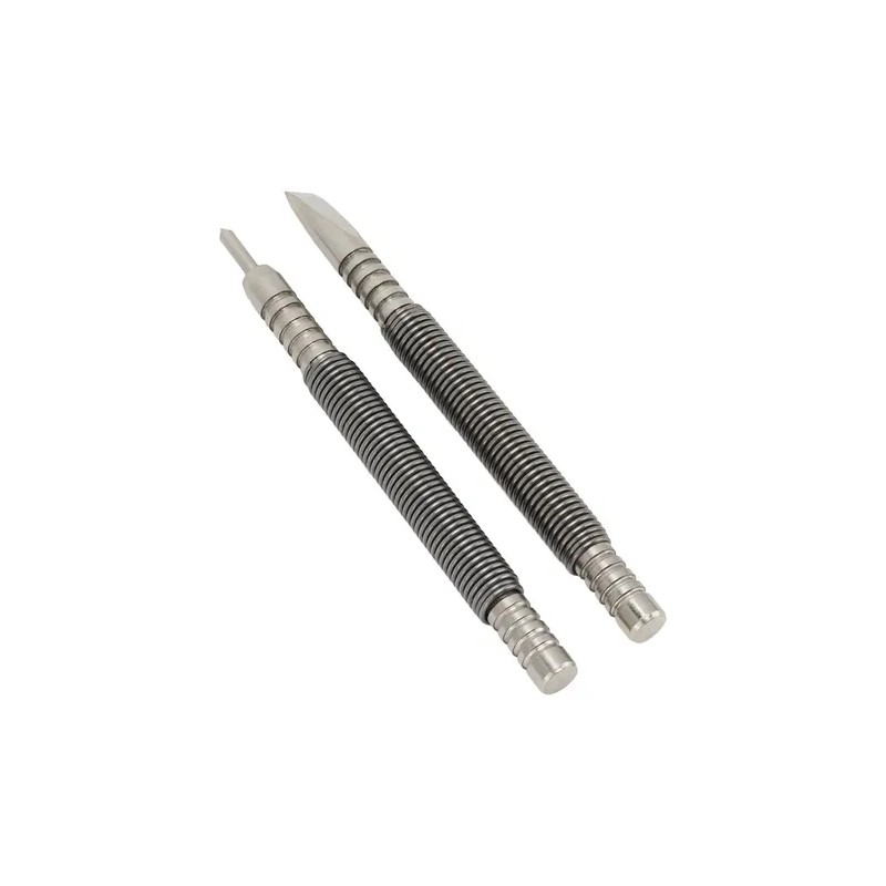 Spring Nail Set 2 Pcs Tool High Carbon Steel Double