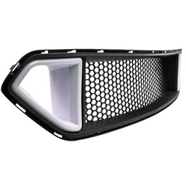 GRAND ORANGE Bumper Grille w/Turn Signal LED DRL Light Honeycomb Compatible with 2018 2019 2020 2021 Ford Mustang