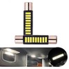 28mm 29mm 6614F Festoon LED Car Bulb Extremely Bright 9-SMD