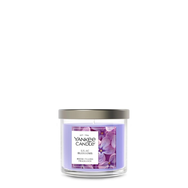 Yankee Candle Lilac Blossoms Scented, Signature 4.3oz Small Tumbler Single