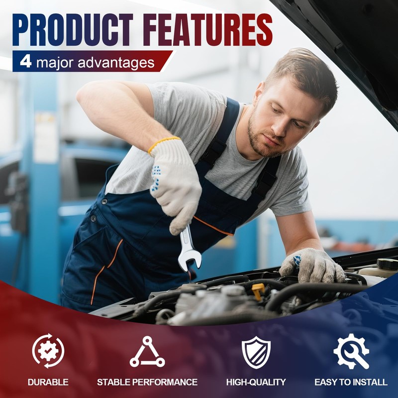 AUTOKAY Driver & Passenger Perforated Seat Cover Fits for Ford