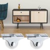 8 Pieces Fixed Castor Wheels Small Wheel Castors Trolleys Castor