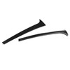 2PCS Rear Window Side Trim Gloss Black ABS Replacement for