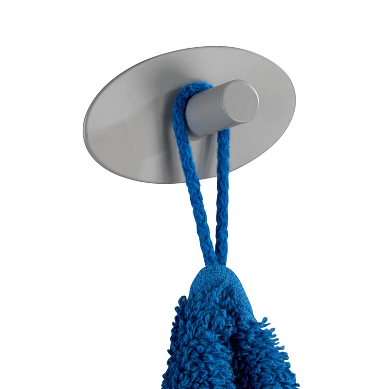 Wenko 22935100 Wall Hook Piceno, Stainless Steel, Grey, 9.5 x