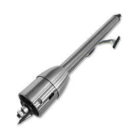 IMOOA GM 28" Floor Shift Tilt Manual Steering Column Stainless Steel with 9 Holes Adapter No Key