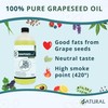Zatural 100% Pure Cold Pressed Grapeseed Oil – Naturally Grown