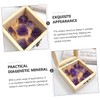 KICHOUSE 100g Amethyst Rough Ore Specimen for Teaching and Collection