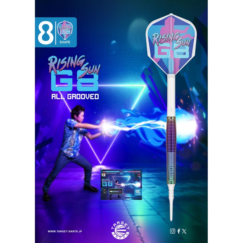 TARGET RISING SUN G8 ALL GROOVED 90% 19.5G 2BA (Rising