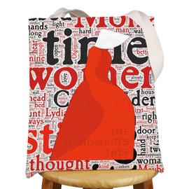 MYSOMY Handmaid Tote Bag Handmaid Feminist Gifts Handmaid Resist Gift June ＆Moira＆Emily＆Janine Fans Gift (Tired UK)