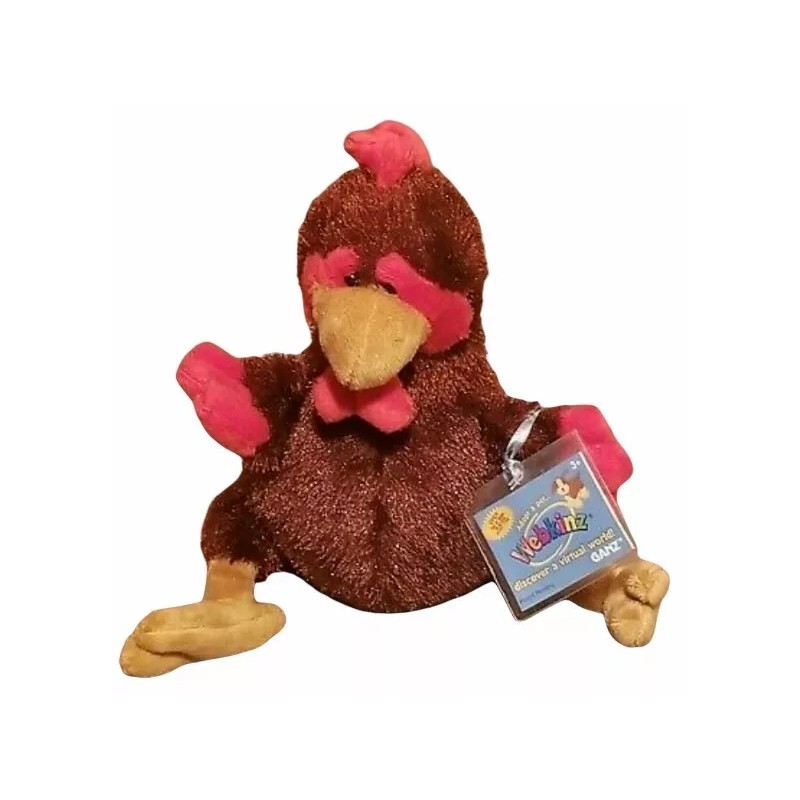Webkinz Ganz Rooster Turkey Plush Stuffed Animal New Seal Tag