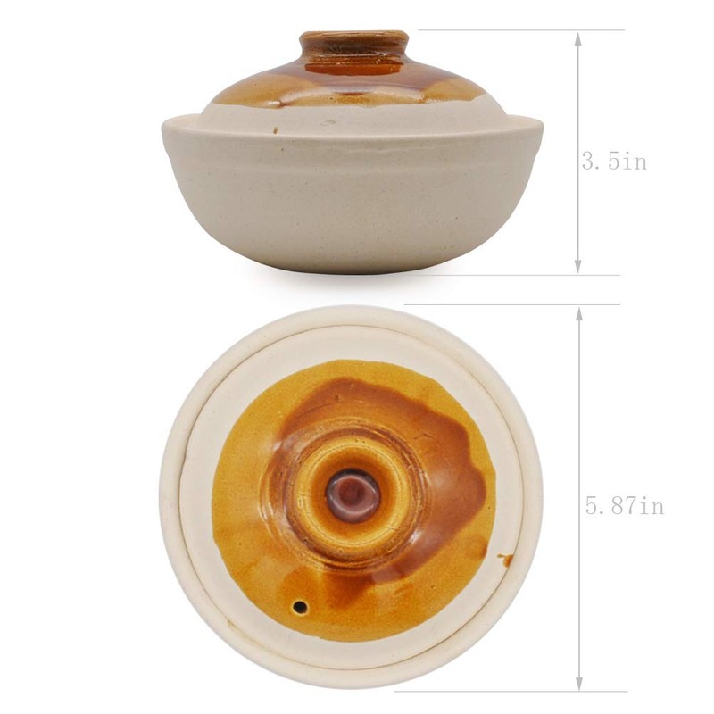 Citronella Candles in Coarse Pottery Container, Natural Soy Wax Candle