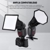 NEEWER Difusor de Flash Actualizado Speedlight Softbox Plegable 2 Pack,