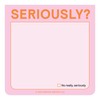 1-Count Knock Knock Seriously?! Sticky Note (Pastel Version, 3 x