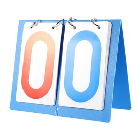 SUPVOX Portable Tabletop Scoreboard Flipper for Volleyball Basketball Tennis Soccer Durable Plastic Design for Sports Tracking High Readability