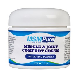 KALA HEALTH MSMPure Maximum Strength MSM Cream – 2 oz, Fast-Absorbing, Non-Staining Formula for Comfort & Flexibility – US-Made MSM