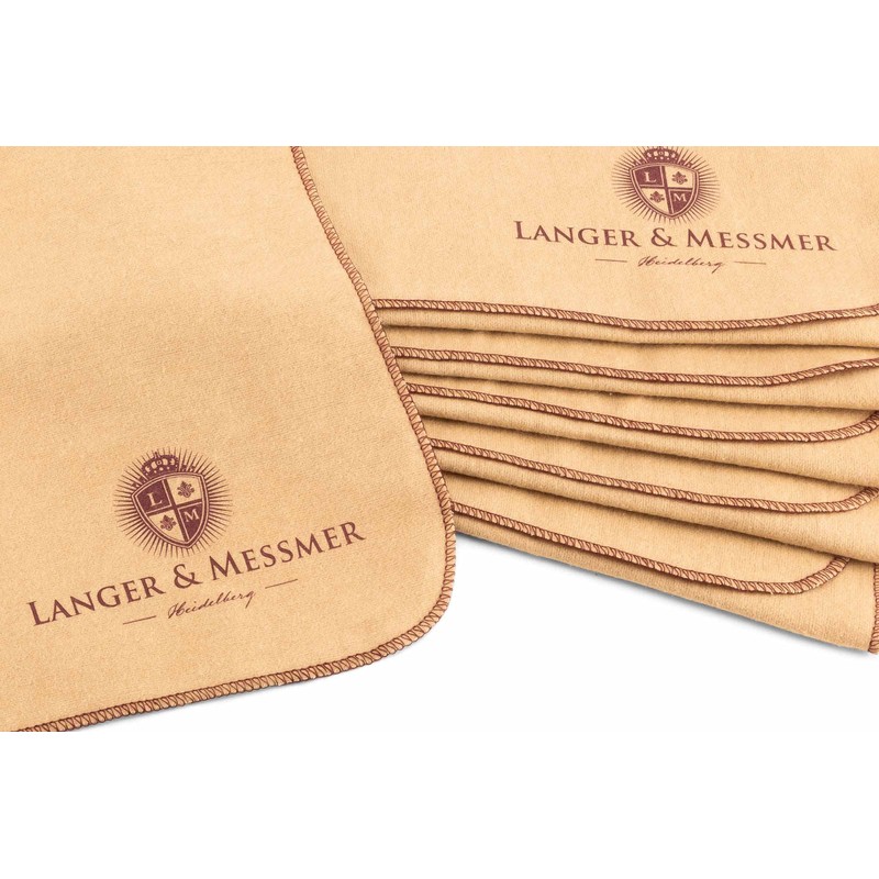 Langer & Messmer Polishing Cloth for Smooth Leather 100% Cotton