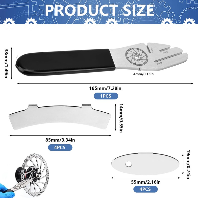 Bicycle Disc Brake Straightening Tool, Bicycle Brake Disc Adjuster, Disc