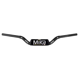 Mika Metals Raw Series 1 1/8 inch Oversize Handlebars CR Low Bend Black For GASGAS MC 250 2022-2023
