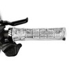 All Mountain Style AMS Rise Bicycle Lock-on Handlebar Grips, White