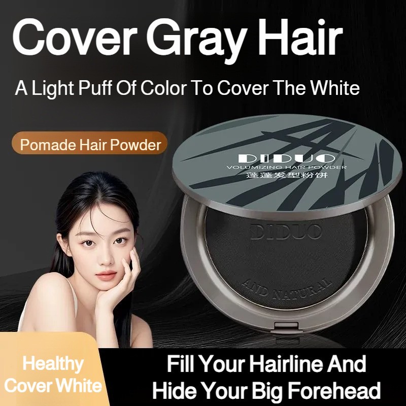 Hair Powder For Gray Hair Cover / Volumizing One-Time Quick
