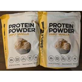 Clean Simple Eats Vanilla Whey Protein Powder 20 Grams Protein 30 Servings