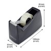 Rapesco RPTD30BK 300 Tape Dispenser for Small Core Tape, Tape