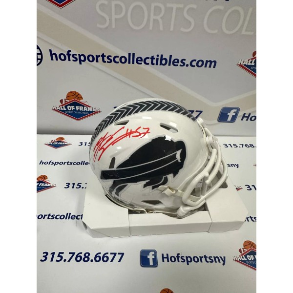 Hall Of Frames Sports Collectibles AJ EPENESA SIGNED BILLS 2024