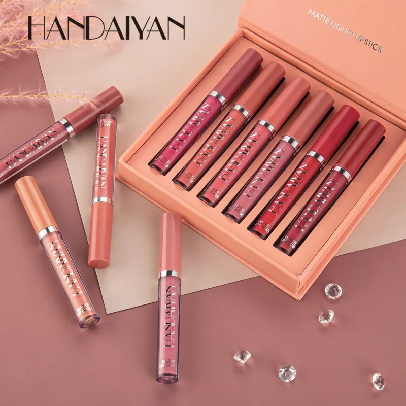 Set 6 Labiales Líquidos Lipstick Set