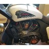 INDIAN CHALLENGER MOTORCYCLE FUEL TANK SIDE SCRIPT DECAL, STICKER, EMBLEM
