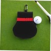 GANAZONO Golf Tee Organizer Pouch with Carabiner Portable Storage Bag