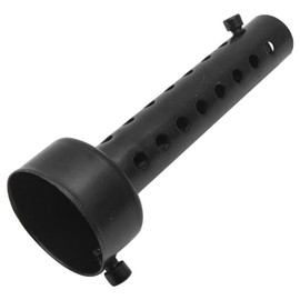 Baceyong 1 Piece Motorcycle Muffler DB Killer Exhaust Pipe Deflector Exhaust Muffler 48mm - Black