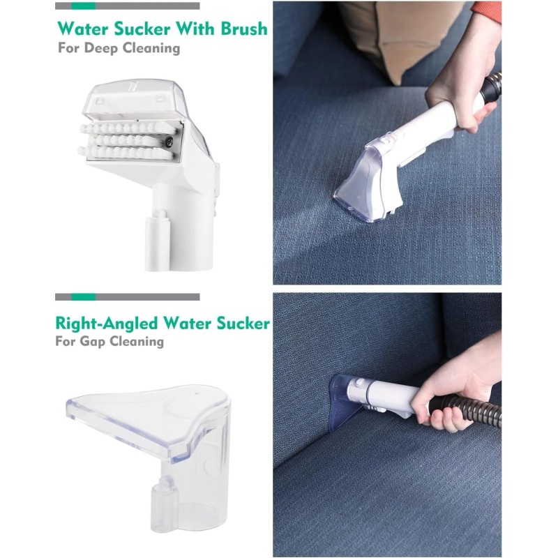 HAUSHOF 400W Portable Carpet Spot and Upholstery Cleaners Handheld Deep