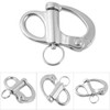 Walfront Marine Boat Rigging Stainless Steel Fixed Snap Shackle Quick