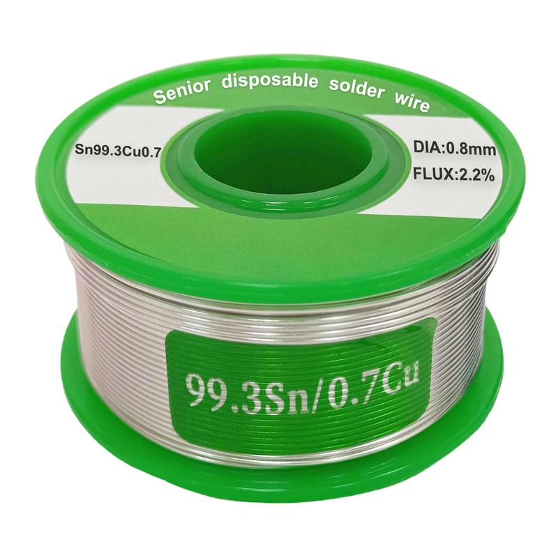 iETong Solder Wire Lead Free, 0.8mm Rosin Core Solder Tin
