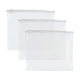 Clear Resealable Food Storage Bags 8x8x2.4 Inch Quart Size Secure Seal Plastic Bag for Food Prep, Travel, Meal Portioning, Leak Resistant (400)
