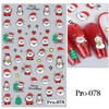 Cute Deer Christmas Nail Art Stickers Christmas Elk Nail Decals