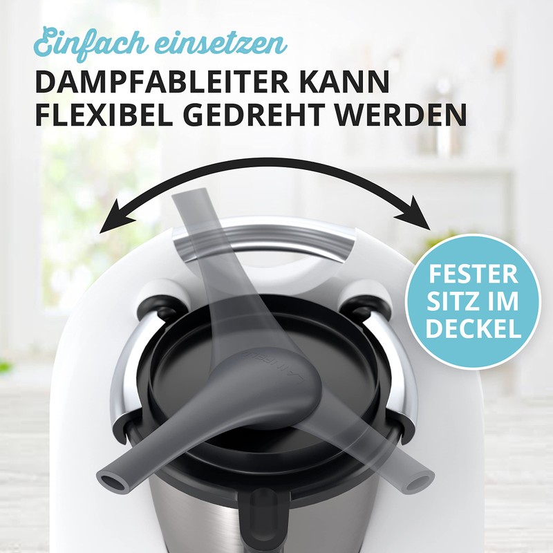 LAINFELD Steam Diverter for Thermomix TM5 TM6 | Steam Deflector