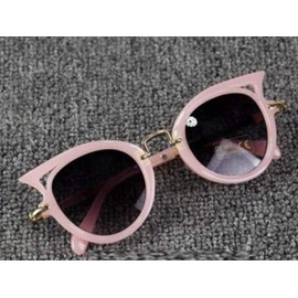 Kiralove sunglasses girls cat polarised girls cat vintage 60s retro sea summer accessories childhood glasses for girls - pink
