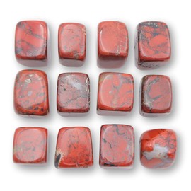 NatureWonders Tumbled Lepidolite 12 Healing Stones Crystal Natural Color Finished with Beeswax, Emotional Healing and Balance Purification Serenity Relaxation Stress Relief