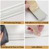 WADILE 360" x 1.57" 3D Wall Edging Self Adhesive, Pattern